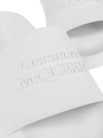 ALEXANDER MCQUEEN LOGO EMBELLISHED SLIDES