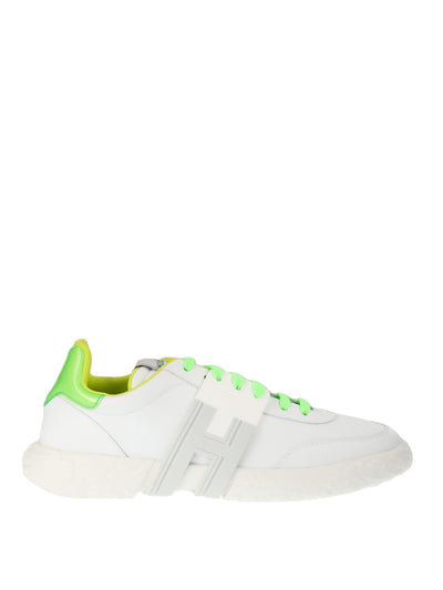 HOGAN FLUO GREEN SNEAKERS