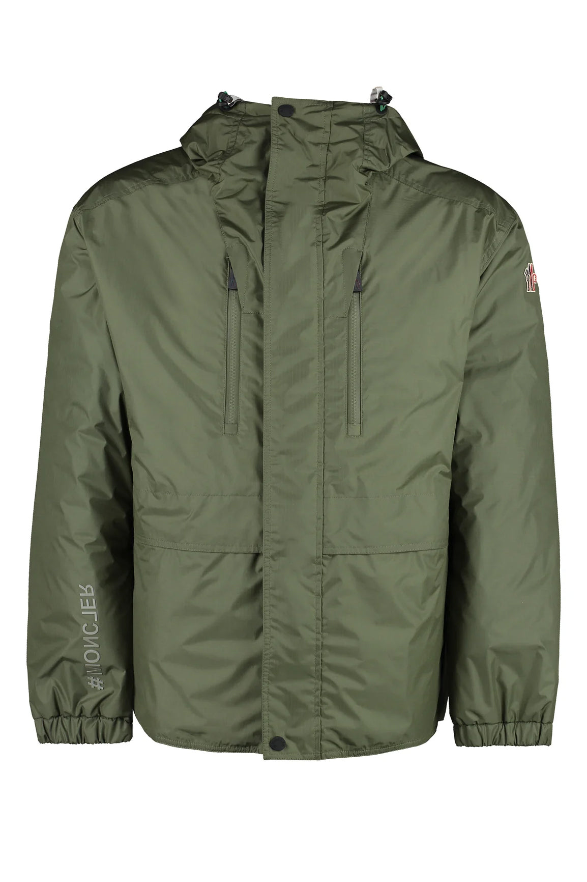 MONCLER GRENOBLE LEUK DAY-NAMIC GREEN DOUBLE FACED DOWN JACKET