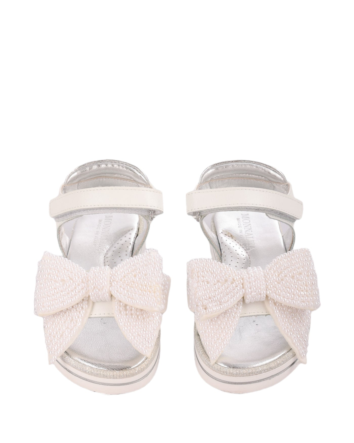 MONNALISA KIDS LEATHER SANDALS