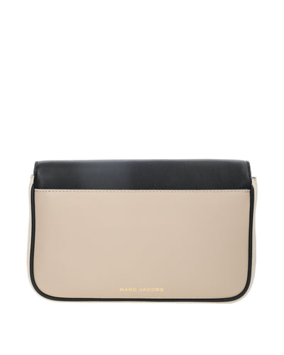 MARC JACOBS THE J MARC DOUBLE COLOR BEIGE SOFT SHOULDER BAG