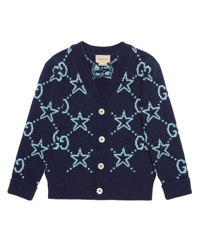 GUCCI KIDS GG STARS CARDIGAN