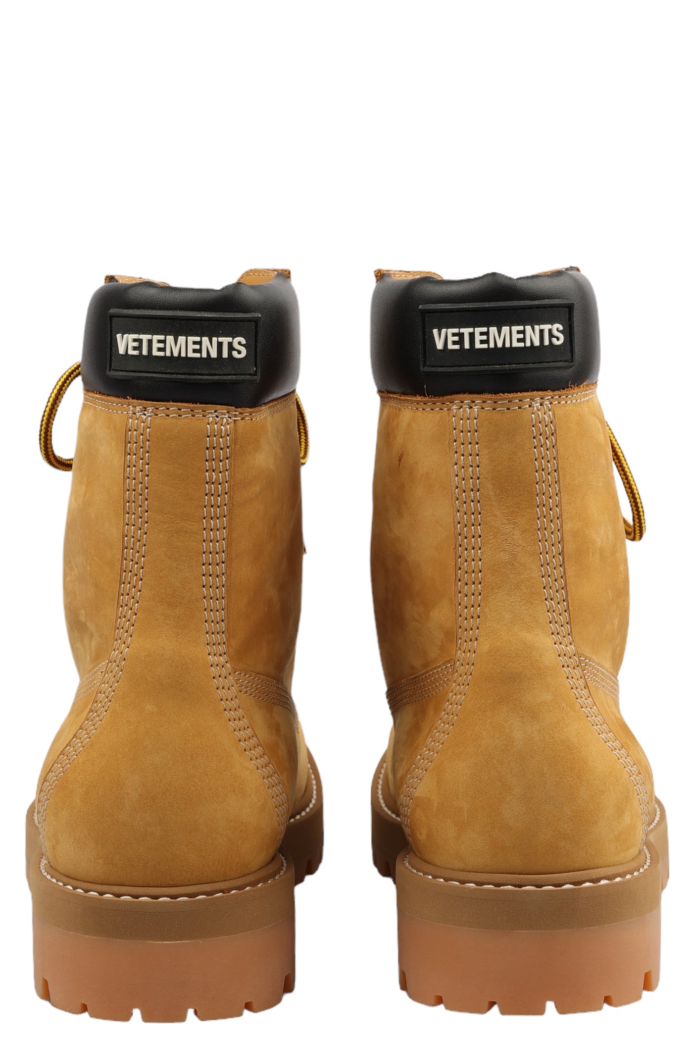 VETEMENTS LEATHER BOOTS