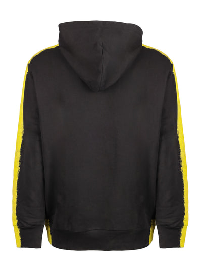 MOSCHINO BLACK HOODED SWEATSHIRT