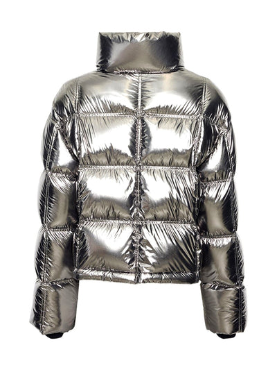 PERFECT MOMENT NEVADA DUVET SKI JACKET SILVER HP FOIL