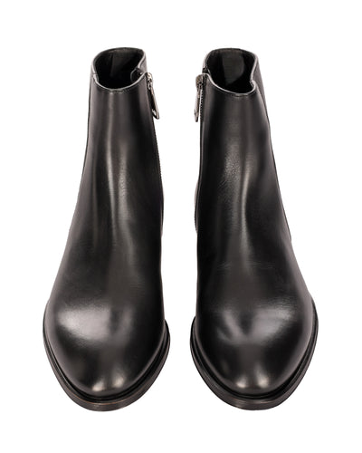 DOLCE & GABBANA LEATHER ANKLE BOOTS