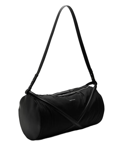 ALEXANDER MCQUEEN BLACK NYLON TRAVEL BAG