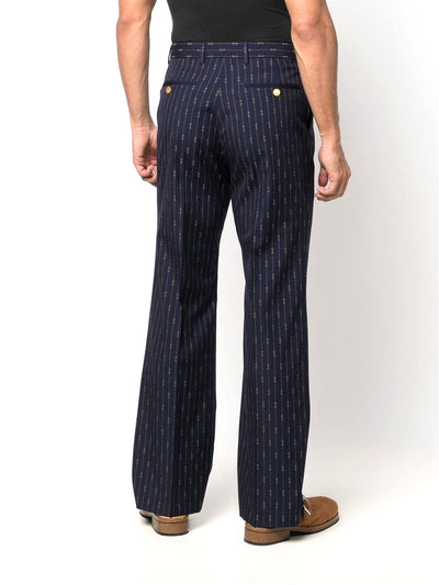 GUCCI HORSEBIT STRAIGHT LEG TROUSERS