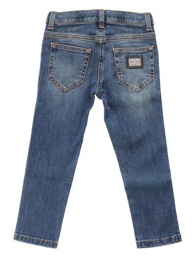 DOLCE & GABBANA KIDS JEANS PANTS