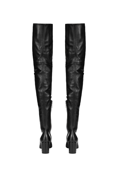 SAINT LAURENT LEATHER BOOTS