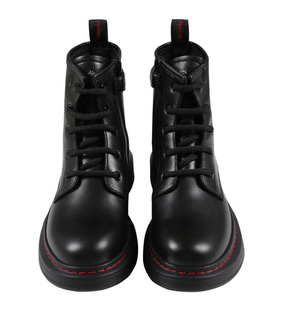 ALEXANDER MC QUEEN KIDS ANKLE BOOTS