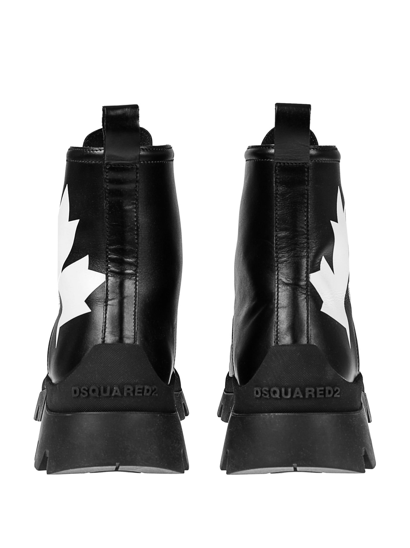 DSQUARED2 LEATHER ANKLE BOOTS