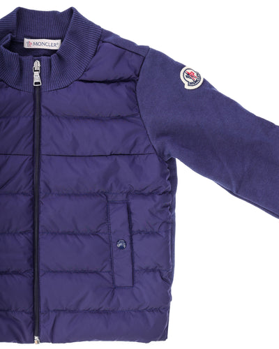 MONCLER KIDS SWEATSHIRTS WITH ZIP