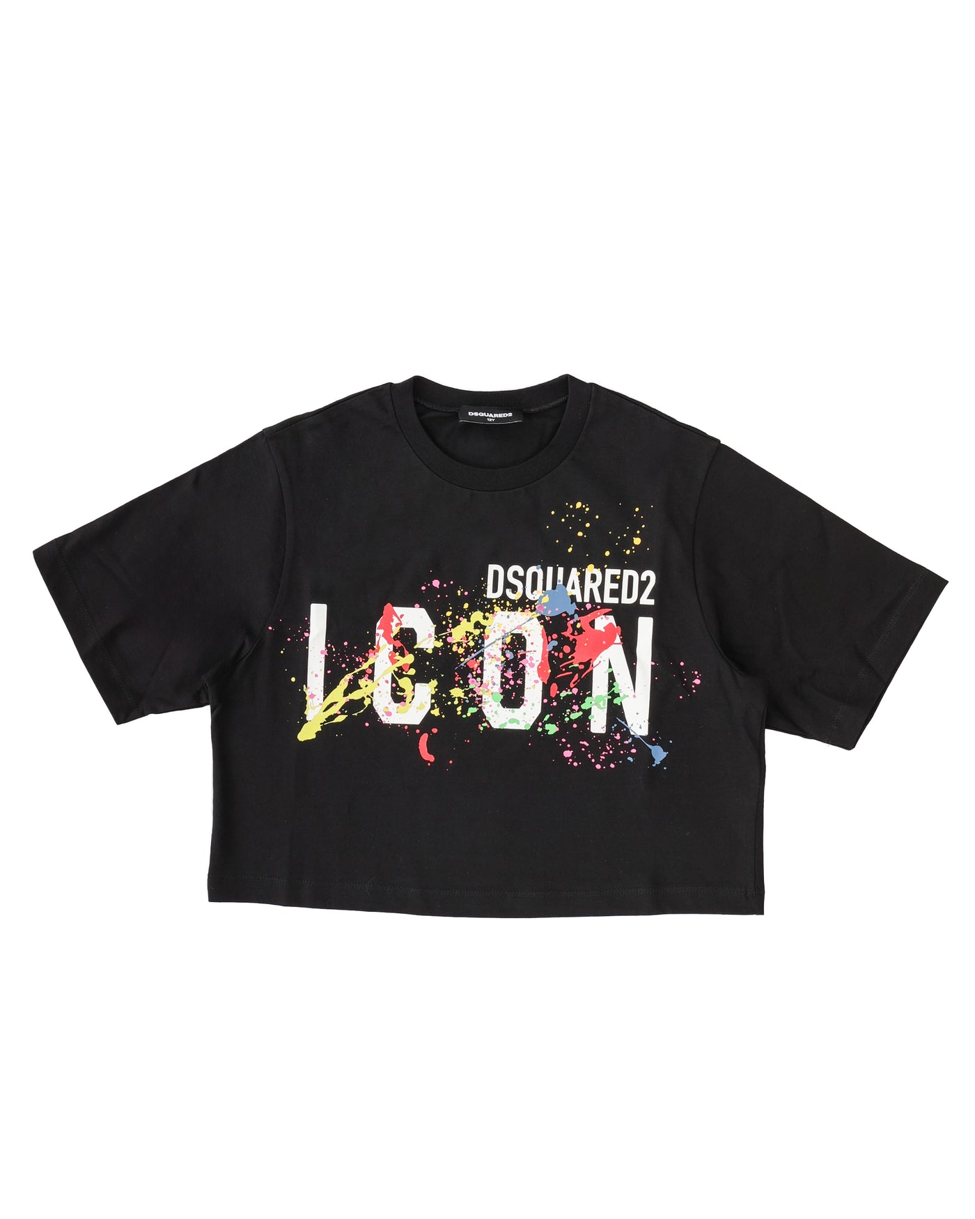 DSQUARED2 KIDS T-SHIRT CROPPED