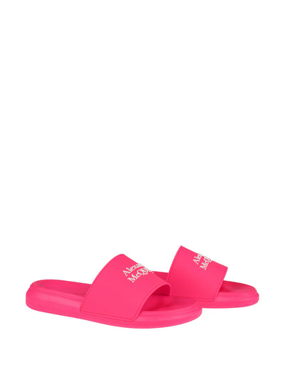 ALEXANDER MCQUEEN SLIDES WITH LOGO