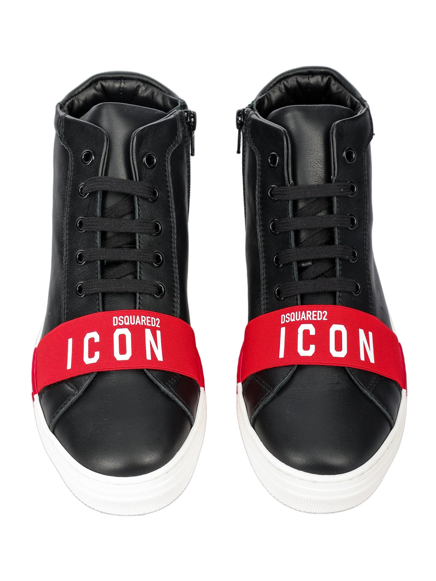 DSQUARED2 KIDS LEATHER SNEAKERS