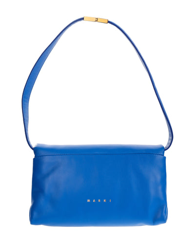 MARNI PRISMA BLUE SHOULDER BAG