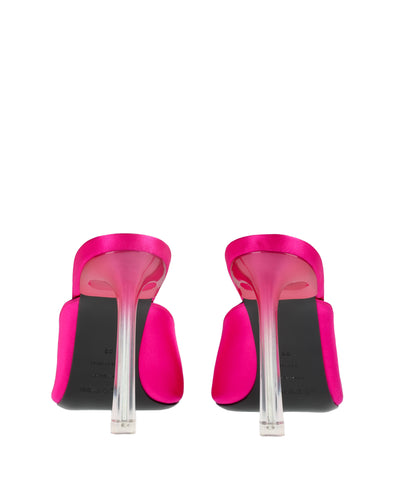 SERGIO ROSSI FUCHSIA HEELED SANDAL 