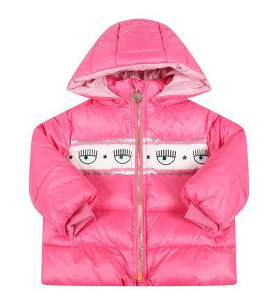 CHIARA FERRAGNI COLLECTION KIDS DOWN JACKETS