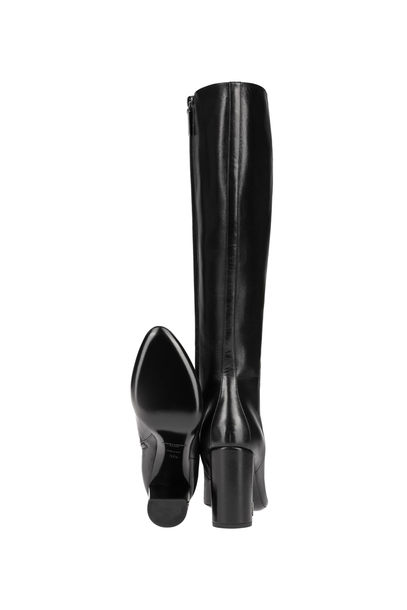 SAINT LAURENT LEATHER BOOTS