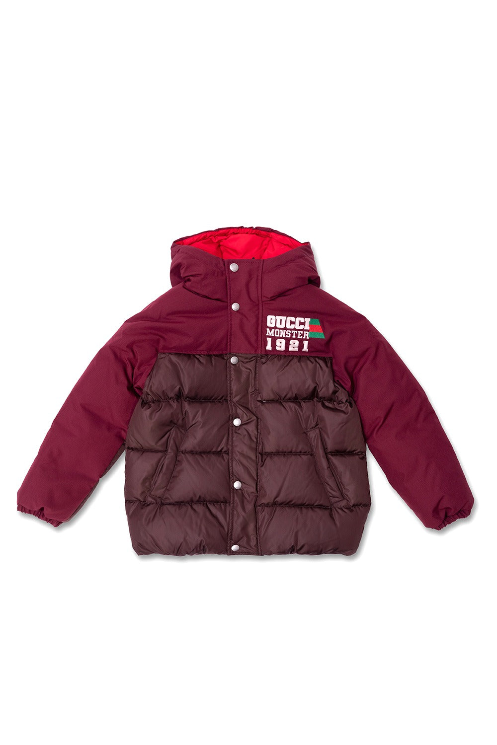 GUCCI KIDS QUILTED JACKET WITH LOGO