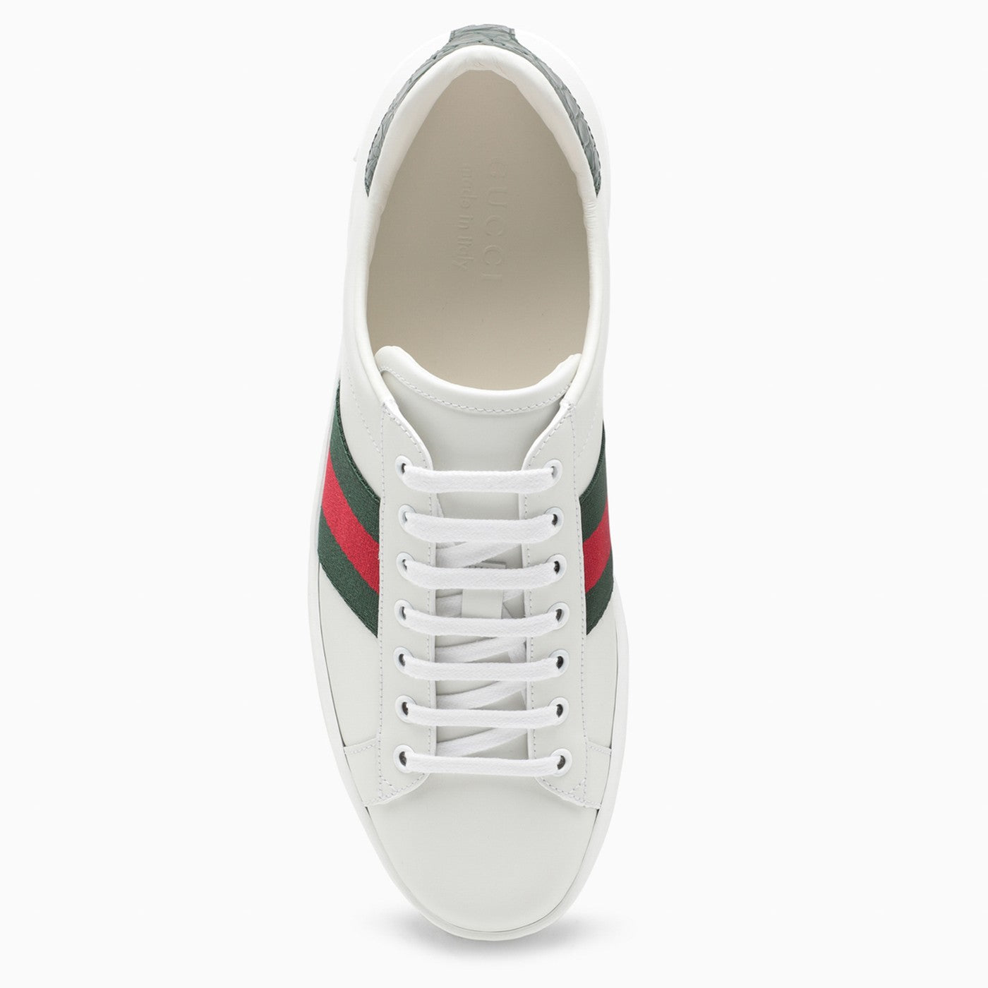 GUCCI ACE LEATHER SNEAKERS