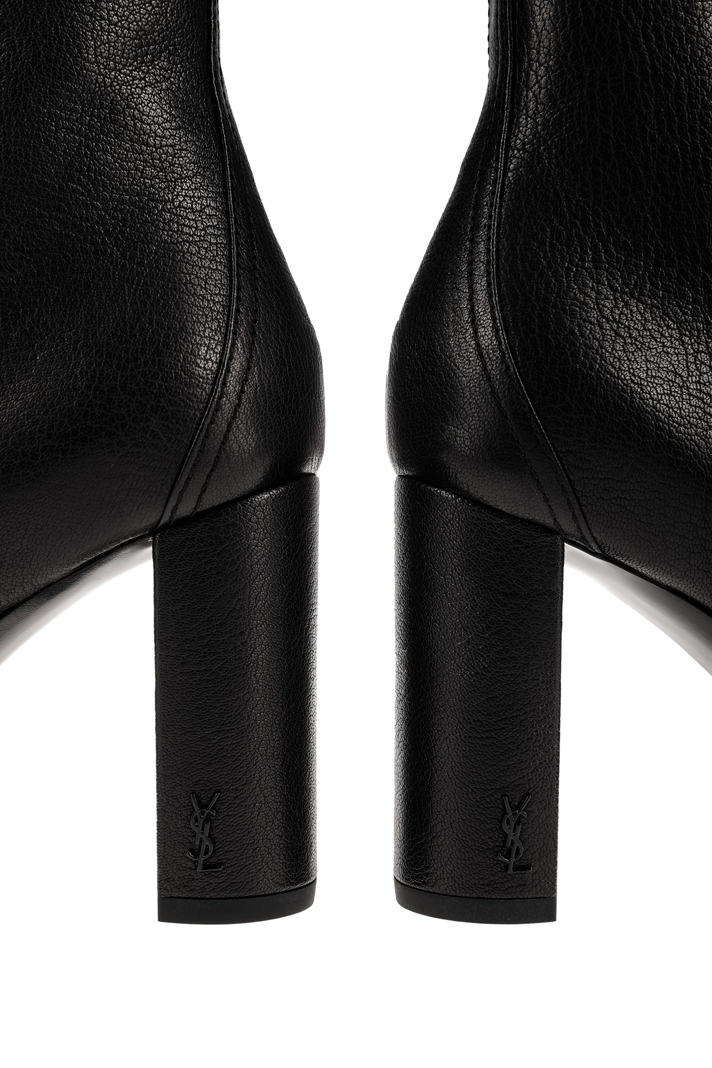 SAINT LAURENT LEATHER ANKLE BOOTS