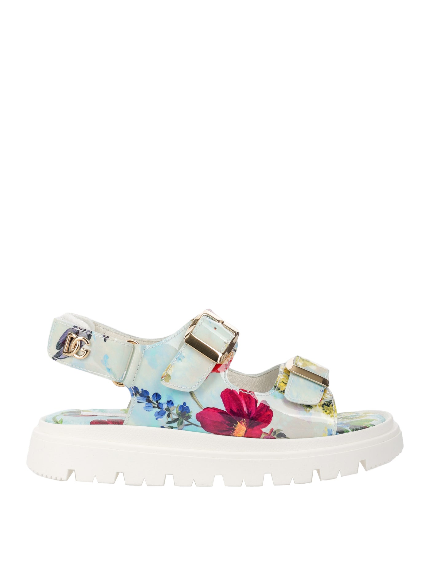 DOLCE & GABBANA KIDS LEATHER SANDALS