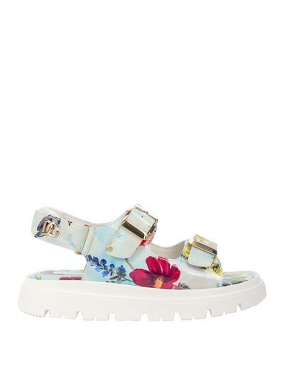 DOLCE & GABBANA KIDS LEATHER SANDALS