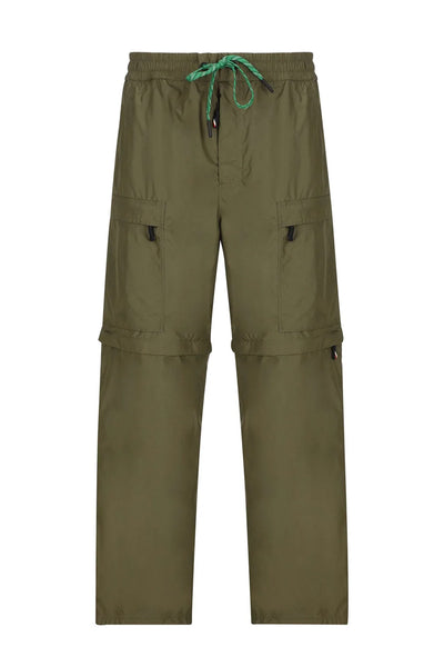 MONCLER GRENOBLE GREEN TROUSERS