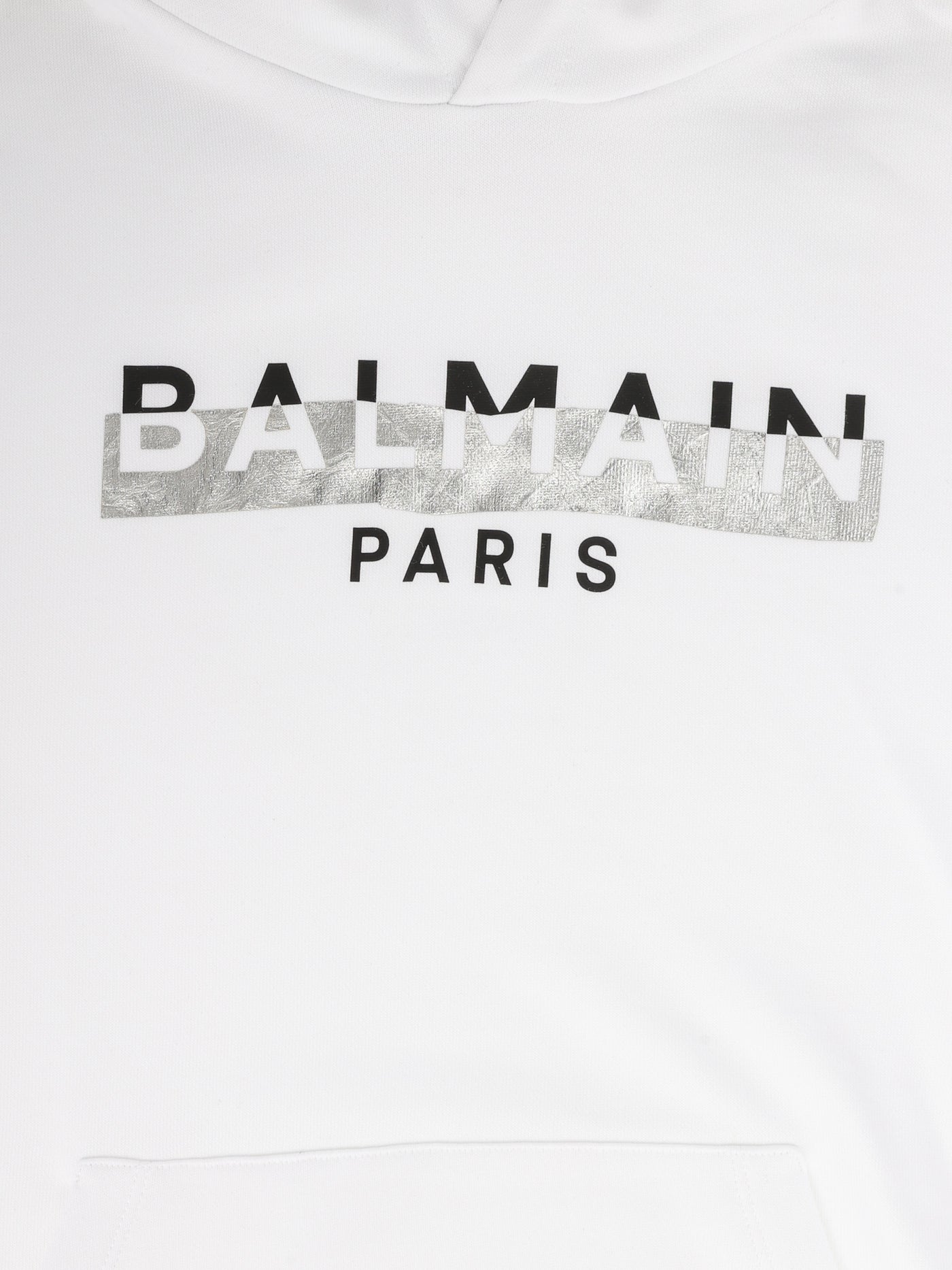 BALMAIN KIDS SWEATSHIRT WITH HOOD