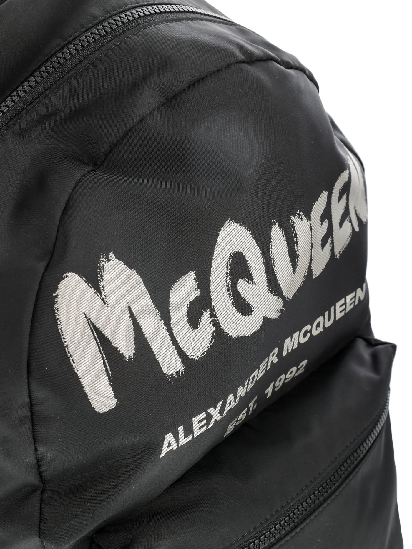 ALEXANDER MCQUEEN BLACK BACKPACK 