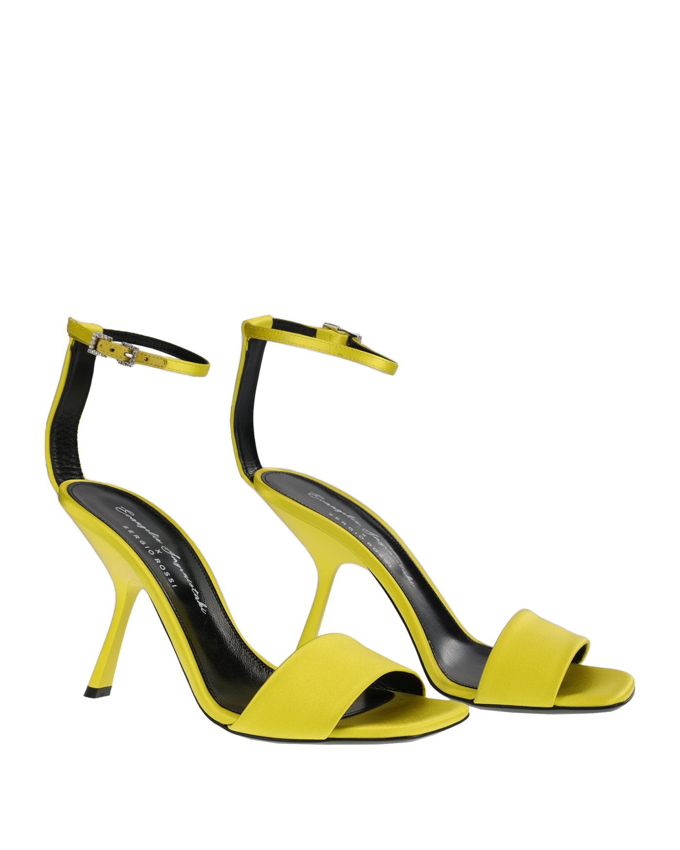 SERGIO ROSSI FLUO YELLOW SANDAL 