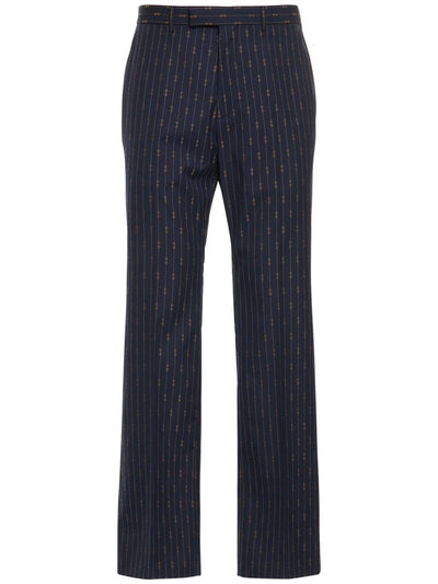 GUCCI HORSEBIT STRAIGHT LEG TROUSERS