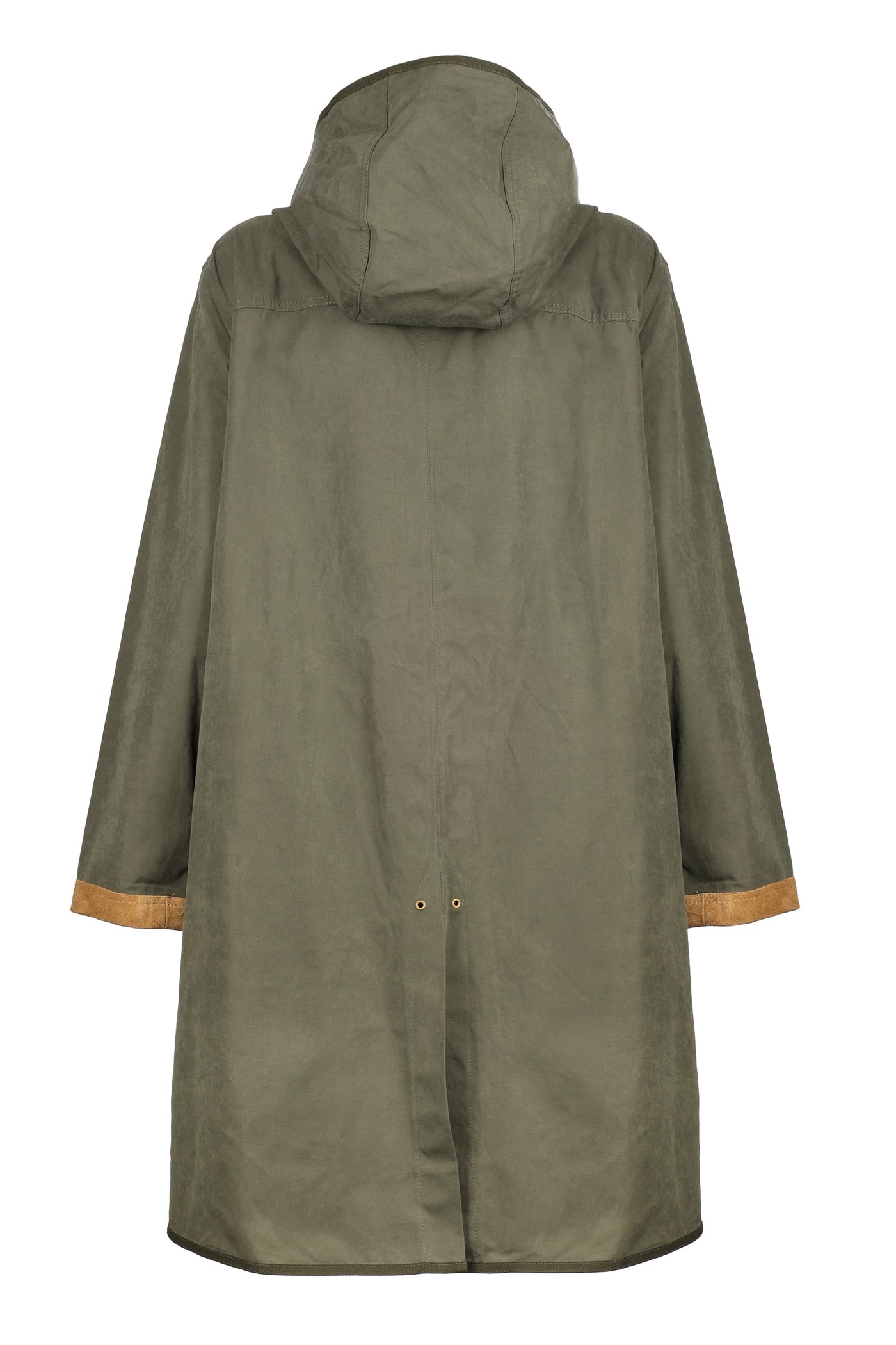 FAY GREEN TRENCH COAT OVERCOAT 