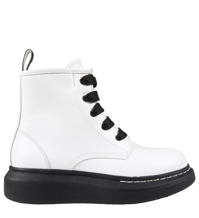 ALEXANDER MC QUEEN KIDS ANKLE BOOTS