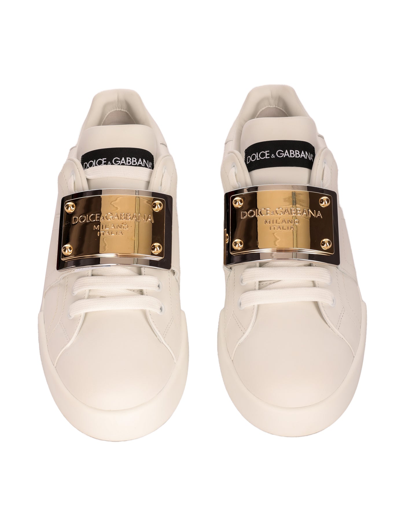 DOLCE & GABBANA LEATHER SNEAKERS