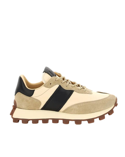 TOD'S PANELLED LOW TOP SNEAKERS