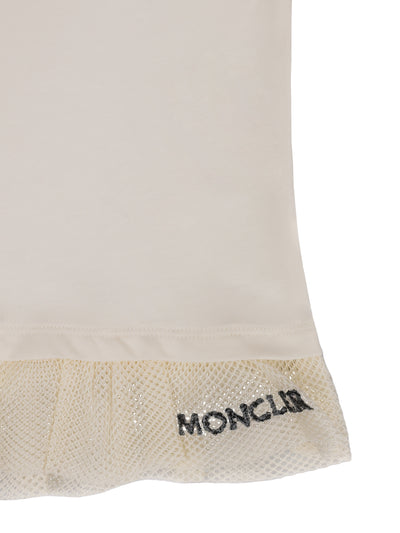 MONCLER KIDS GIRL T-SHIRT WITH DETAIL