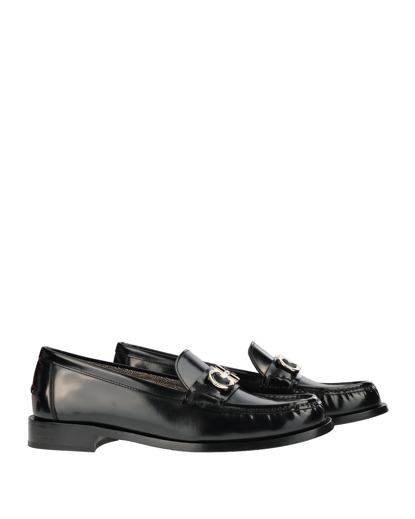 SALVATORE FERRAGAMO BLACK LOAFERS 