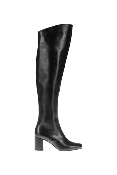 SAINT LAURENT LEATHER BOOTS