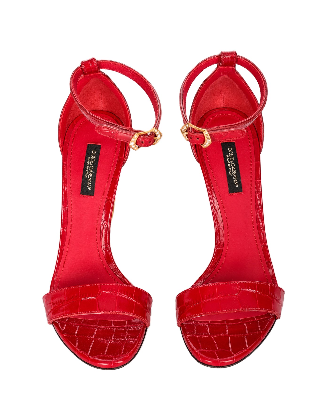 DOLCE & GABBANA LEATHER SANDALS