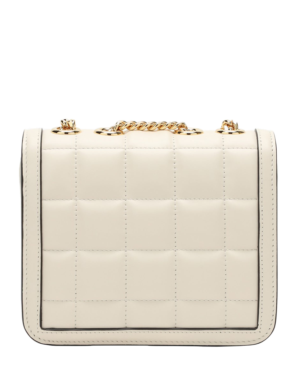 GUCCI DECO SHOULDER BAG IN IVORY QUILTED LEATHER