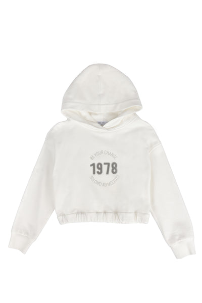 BRUNELLO CUCINELLI KIDS HOODIE SWEATSHIRT