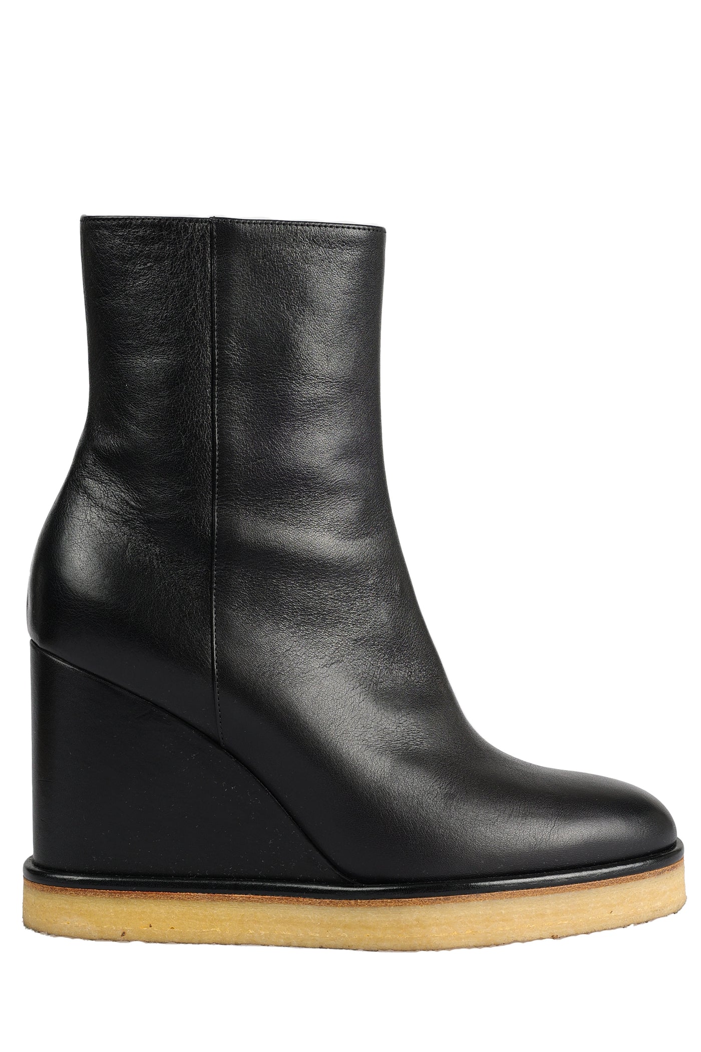 CELINE LEATHER ANKLE BOOTS