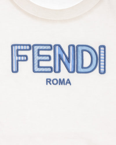 FENDI KIDS LOGO T-SHIRT