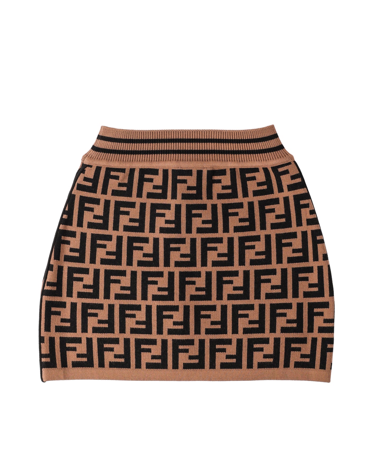 FENDI KIDS FF KNIT SKIRT