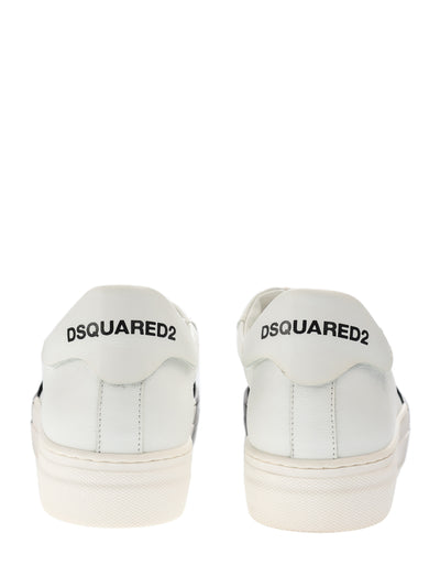 DSQUARED2 KIDS LEATHER SNEAKERS