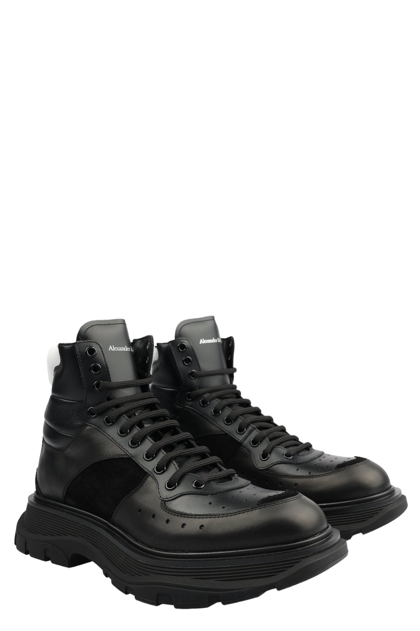 ALEXANDER MCQUEEN LEATHER BOOTS