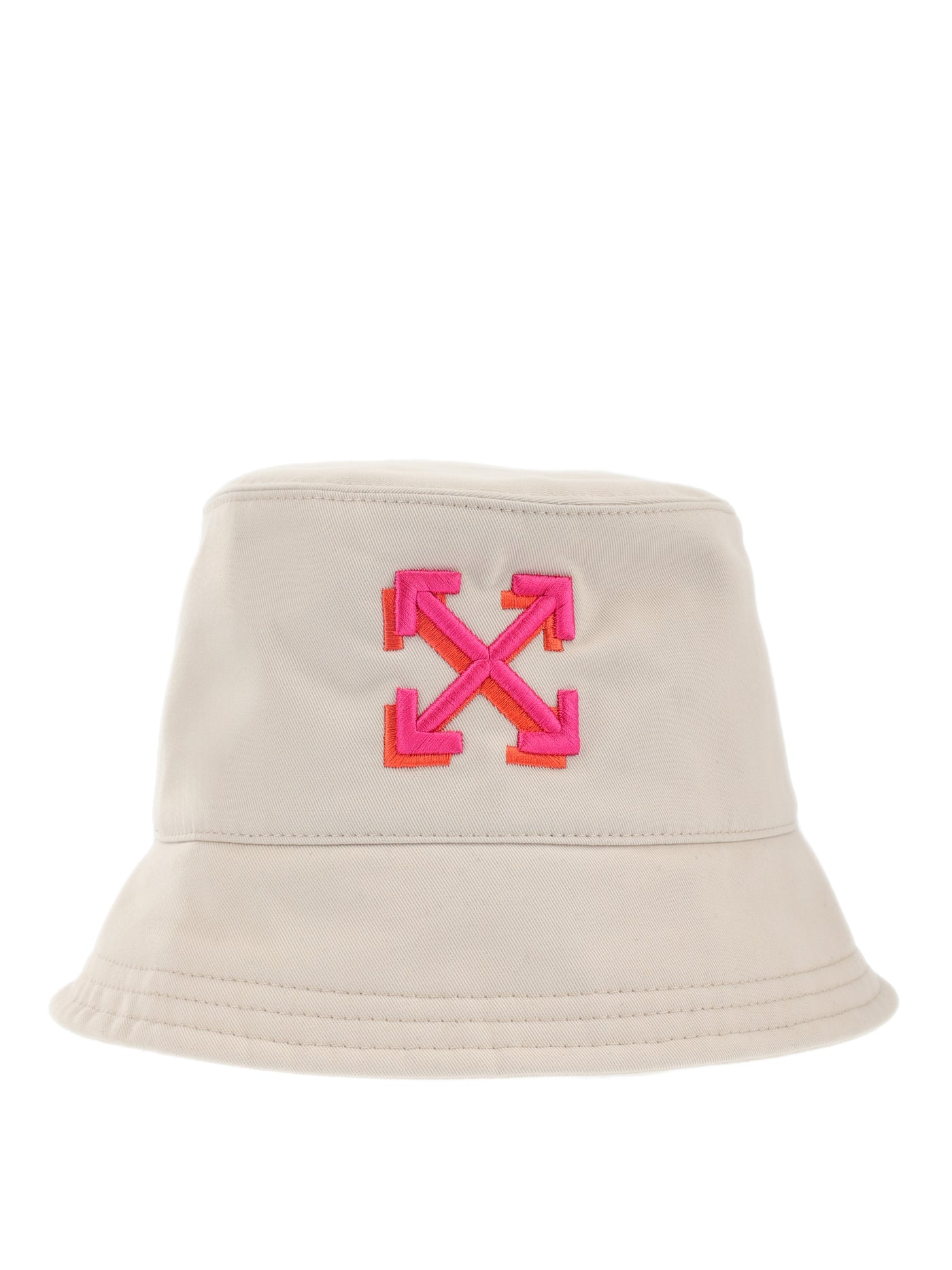 OFF WHITE BEIGE BUCKET HAT